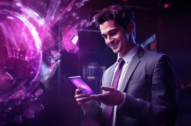 Tampilan syarat promosi di ponsel